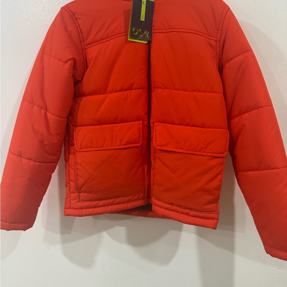 DSG Bright Red Kids Puffer Jacket